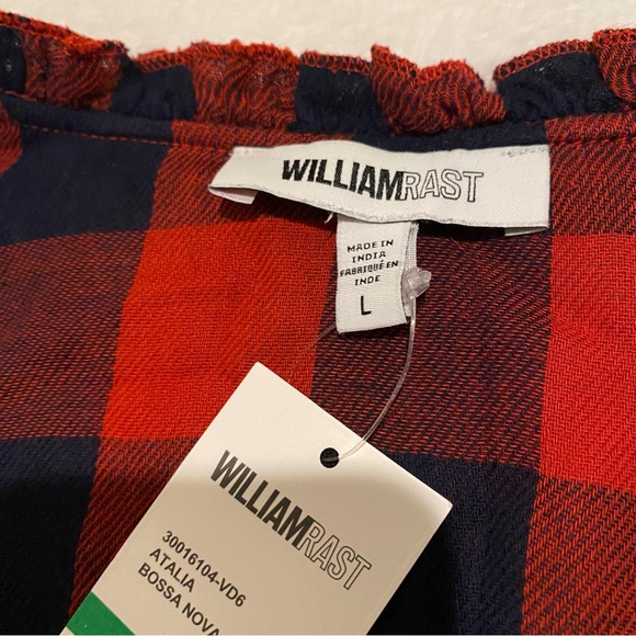 Plaid Ruffle Long Sleeve Dress - Picture 14 of 14